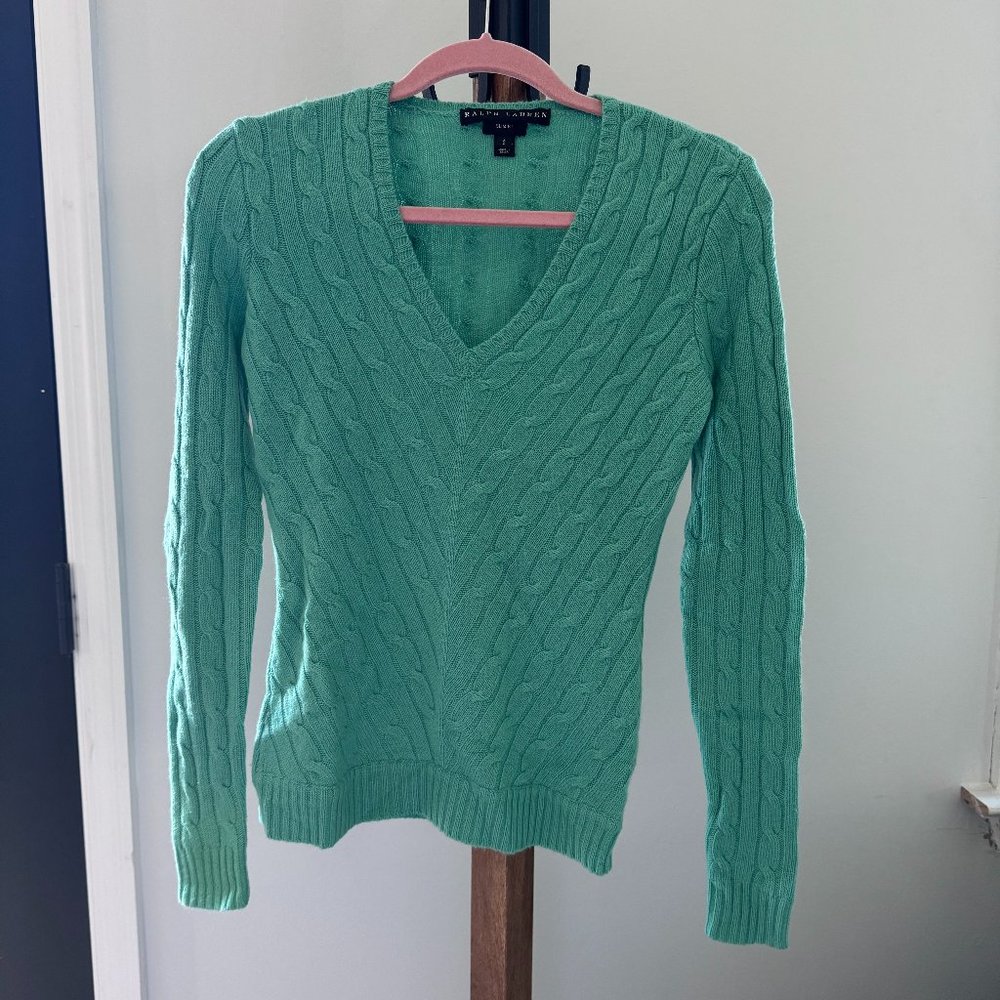 Ralph Lauren Cashmere V-Neck Sweater